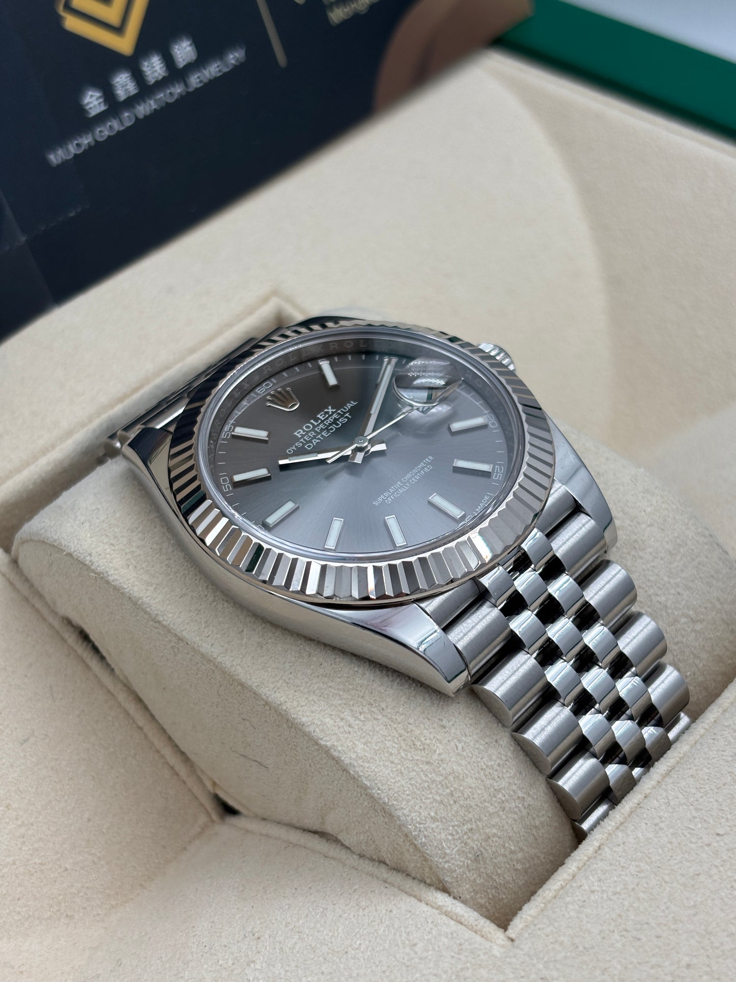 二手 USED ROLEX 勞力士 DATEJUST 126334 灰色 2018年10月 全套 FULL SET