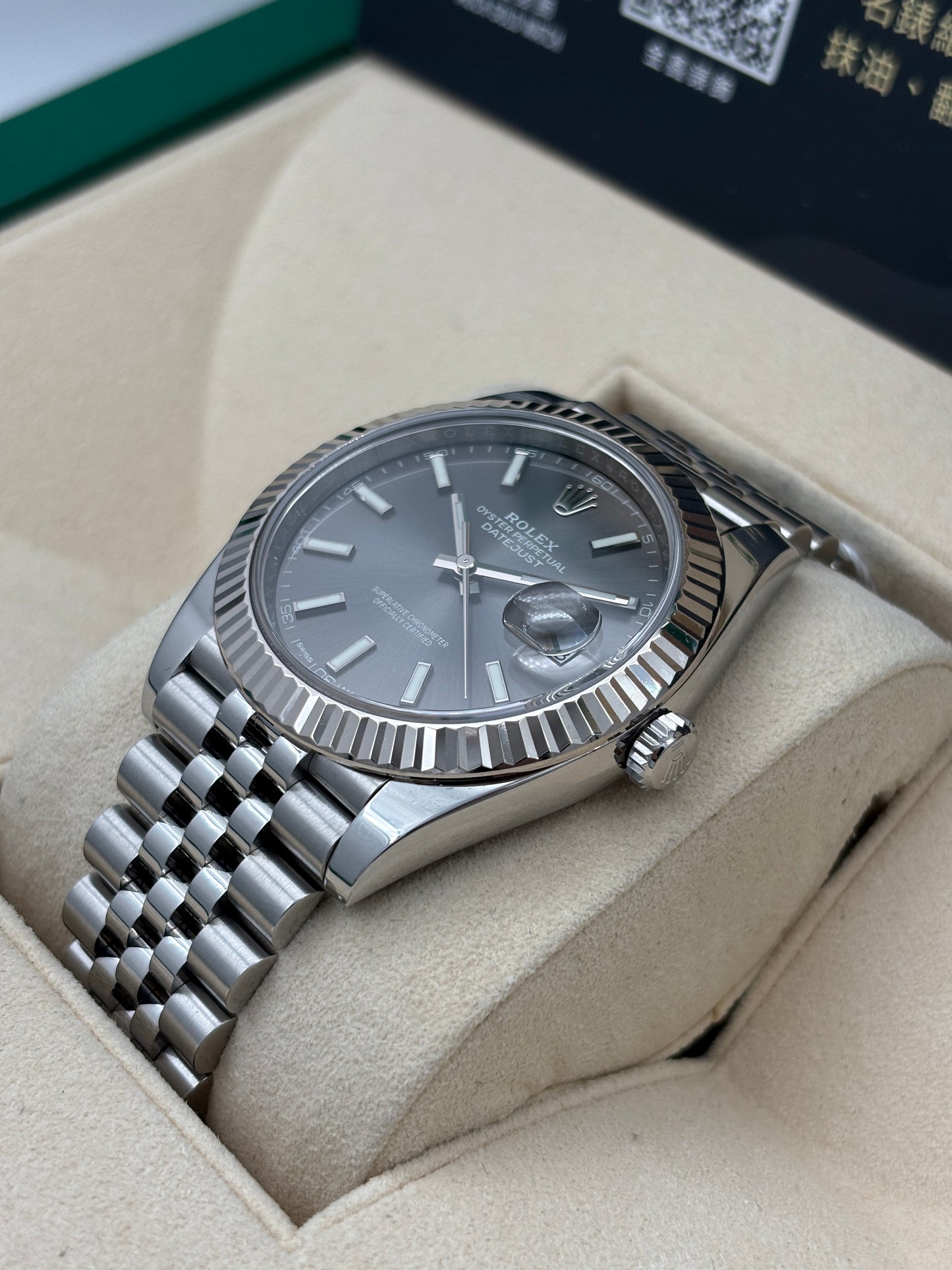 二手 USED ROLEX 勞力士 DATEJUST 126334 灰色 2018年10月 全套 FULL SET