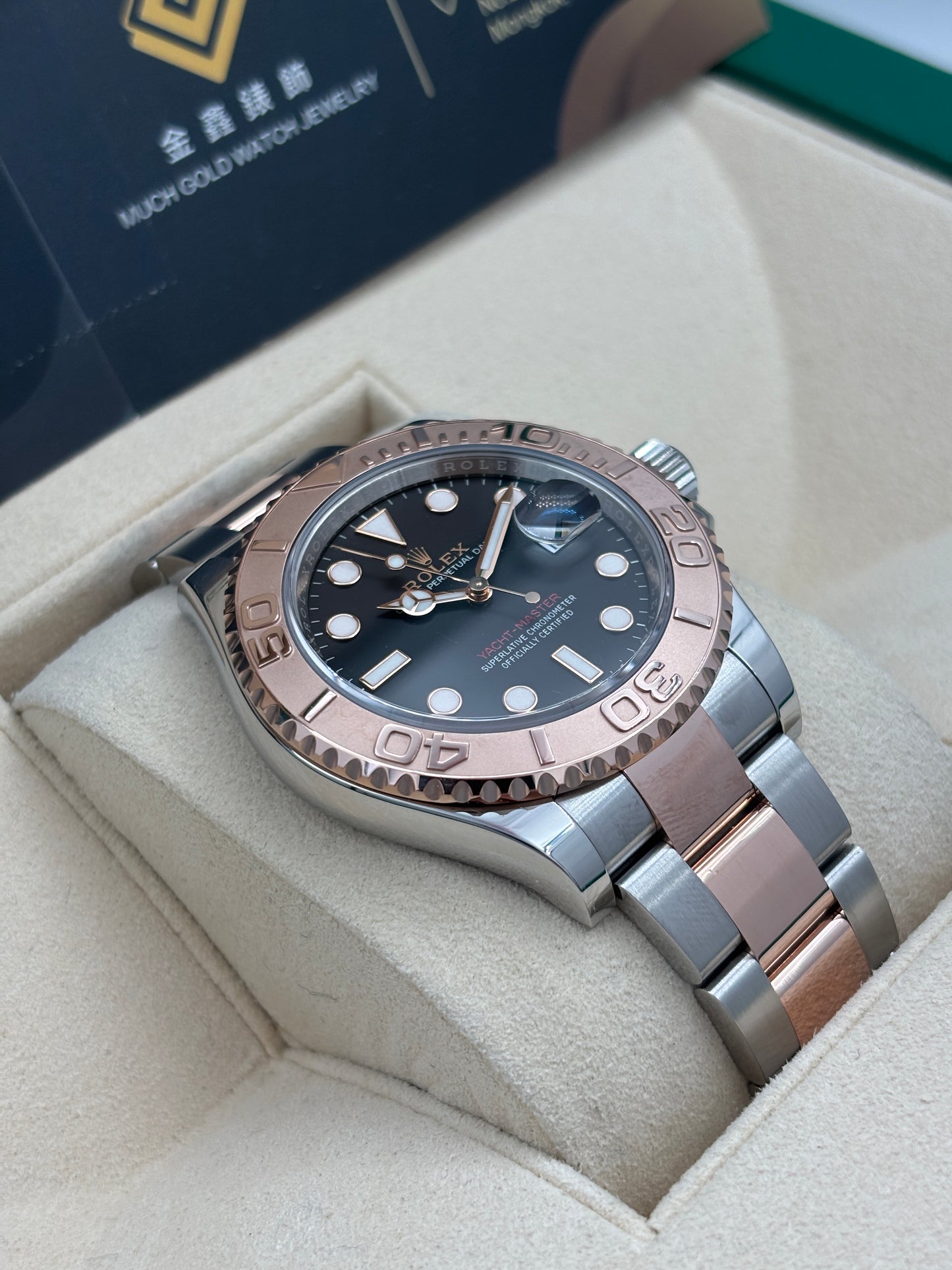 [SOLD OUT]二手 USED ROLEX 勞力士 YACHT-MASTER 126621 黑色 2024年10月 齊格 全套 FULL SET