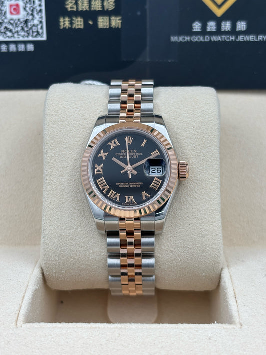 [SOLD OUT]二手 USED  ROLEX 勞力士 DATEJUST 179171 黑色羅馬字 2015年7月 全套 FULL SET