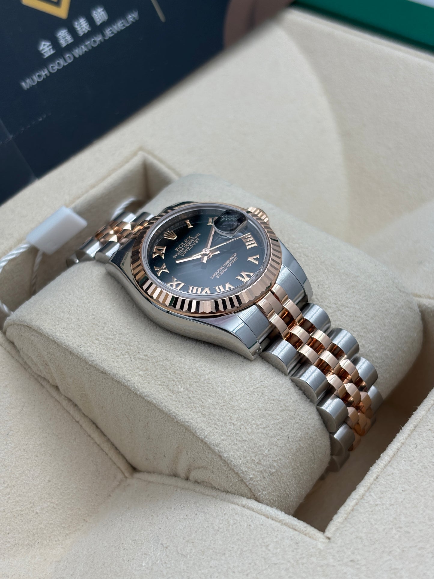 [SOLD OUT]二手 USED  ROLEX 勞力士 DATEJUST 179171 黑色羅馬字 2015年7月 全套 FULL SET