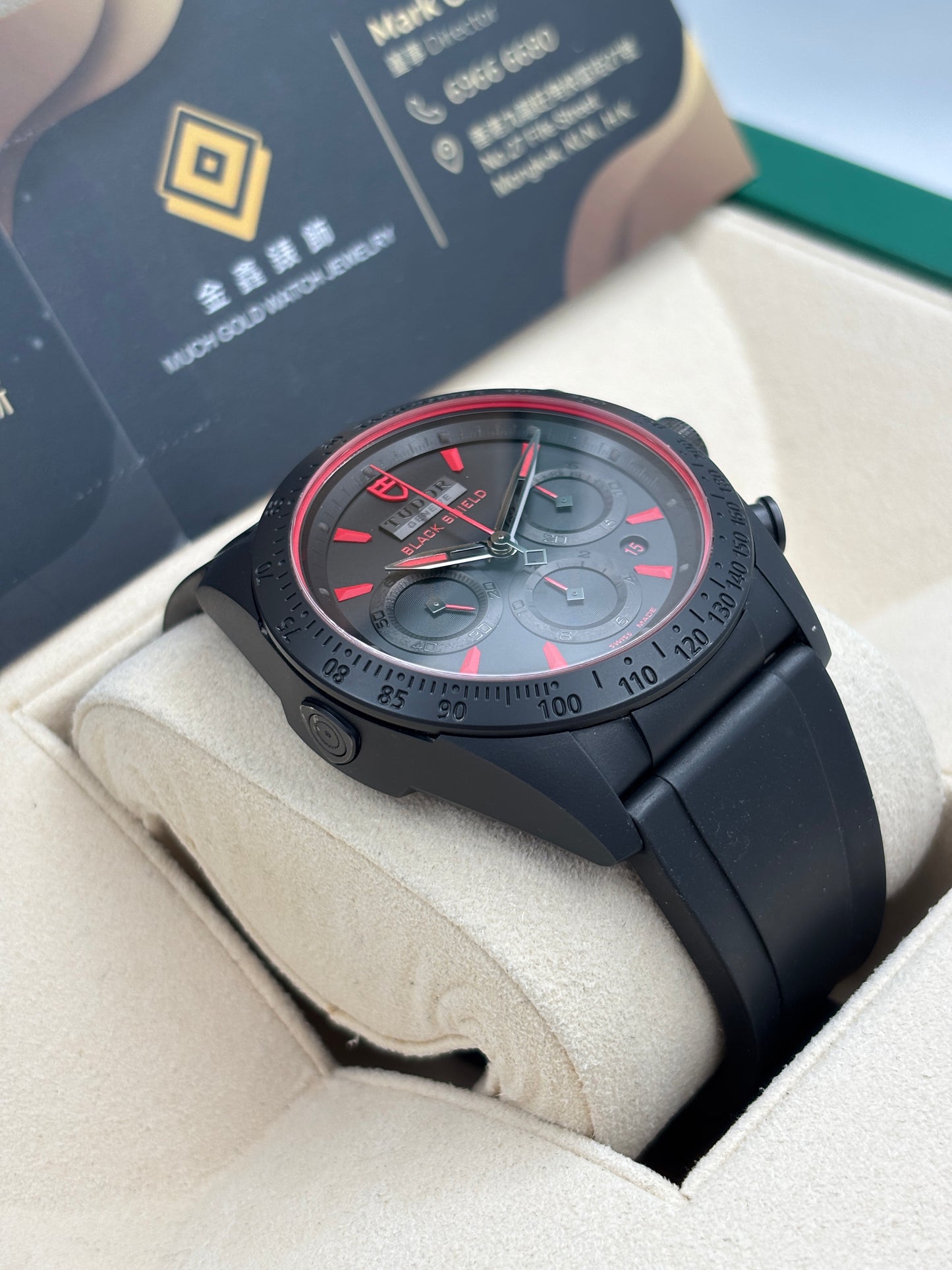 二手 USED  TUDOR 帝舵 FASTRIDER 42000CR 黑色 2017年5月 全套 FULL SET