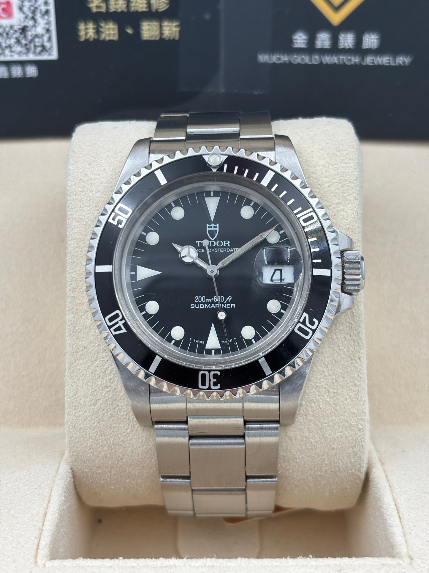 [SOLD OUT]二手 USED  TUDOR 帝舵 SUBMARINER 79090 黑色 OPEN DAY 保養證