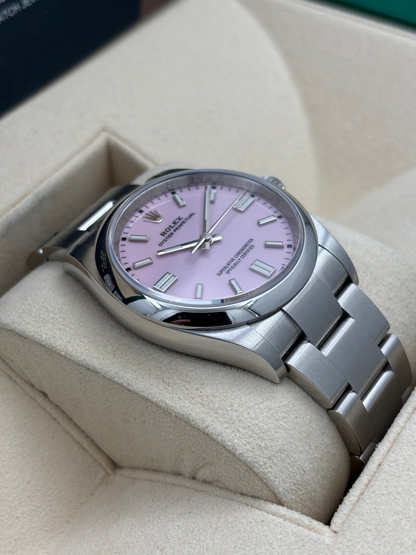 [SOLD OUT]全新 NEW  ROLEX 勞力士 OYSTER PERPETUAL 126000 糖果粉紅色 2026年4月 全套 FULL SET