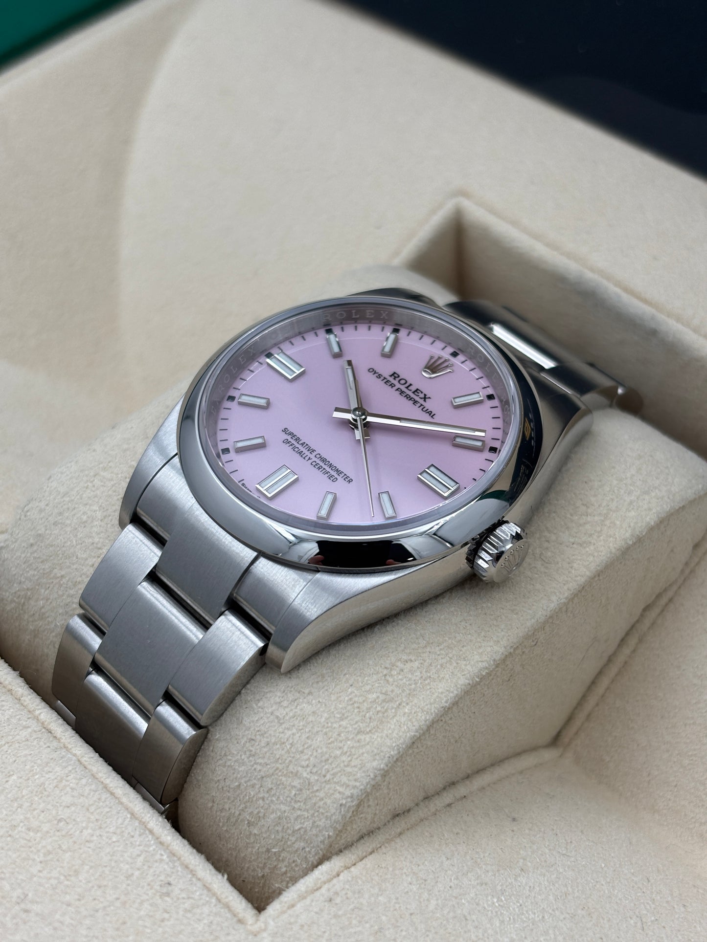 [SOLD OUT]全新 NEW  ROLEX 勞力士 OYSTER PERPETUAL 126000 糖果粉紅色 2026年4月 全套 FULL SET