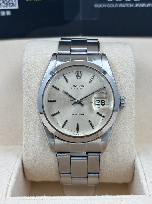 [SOLD OUT]二手 USED  ROLEX 勞力士 OYSTERDATE 6694 灰色 淨錶 WATCH ONLY