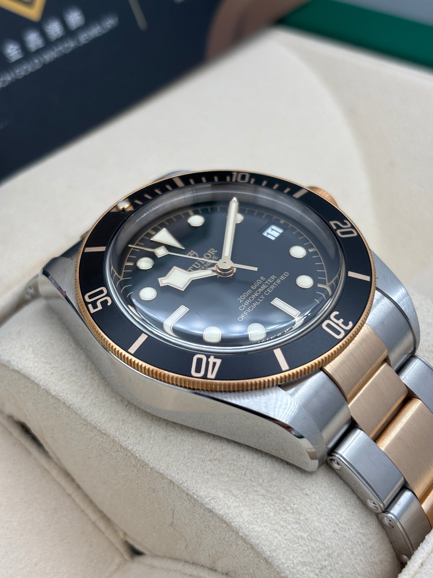 [SOLD OUT]二手 USED  TUDOR 帝舵 BLACK BAY S&amp;G&nbsp; M79733N 黑色 2019年12月 全套 FULL SET AD單