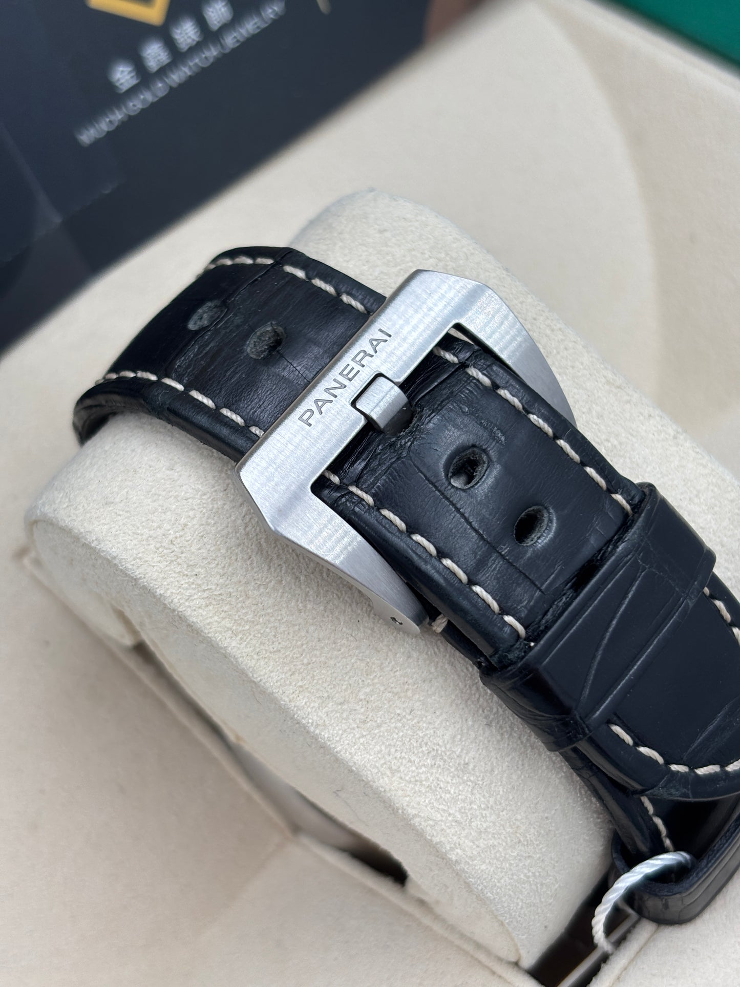 [SOLD OUT]二手 USED  PANERAI 沛納海 LUMINOR 1950 PAM00321 黑色 2013年8月 全套 FULL SET
