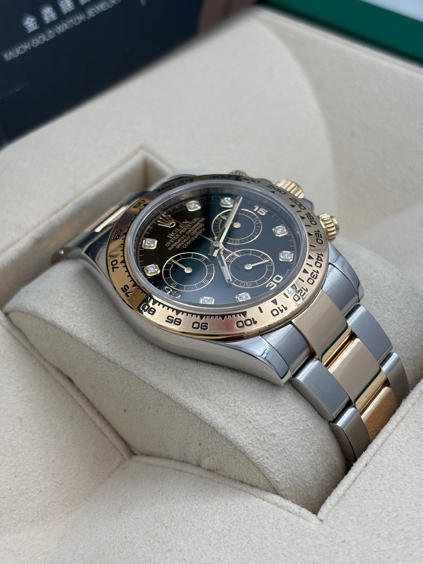[SOLD OUT]二手 USED  ROLEX 勞力士 DAYTONA 116503G 黑色鑽石字 2017年2月 全套 FULL SET