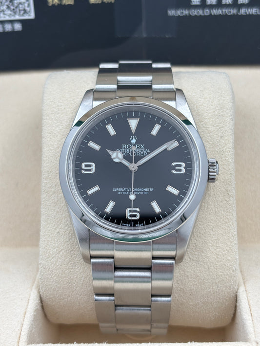 [SOLD OUT]二手 USED  ROLEX 勞力士 EXPLORER 114270 黑色 約2006年 淨錶 WATCH ONLY