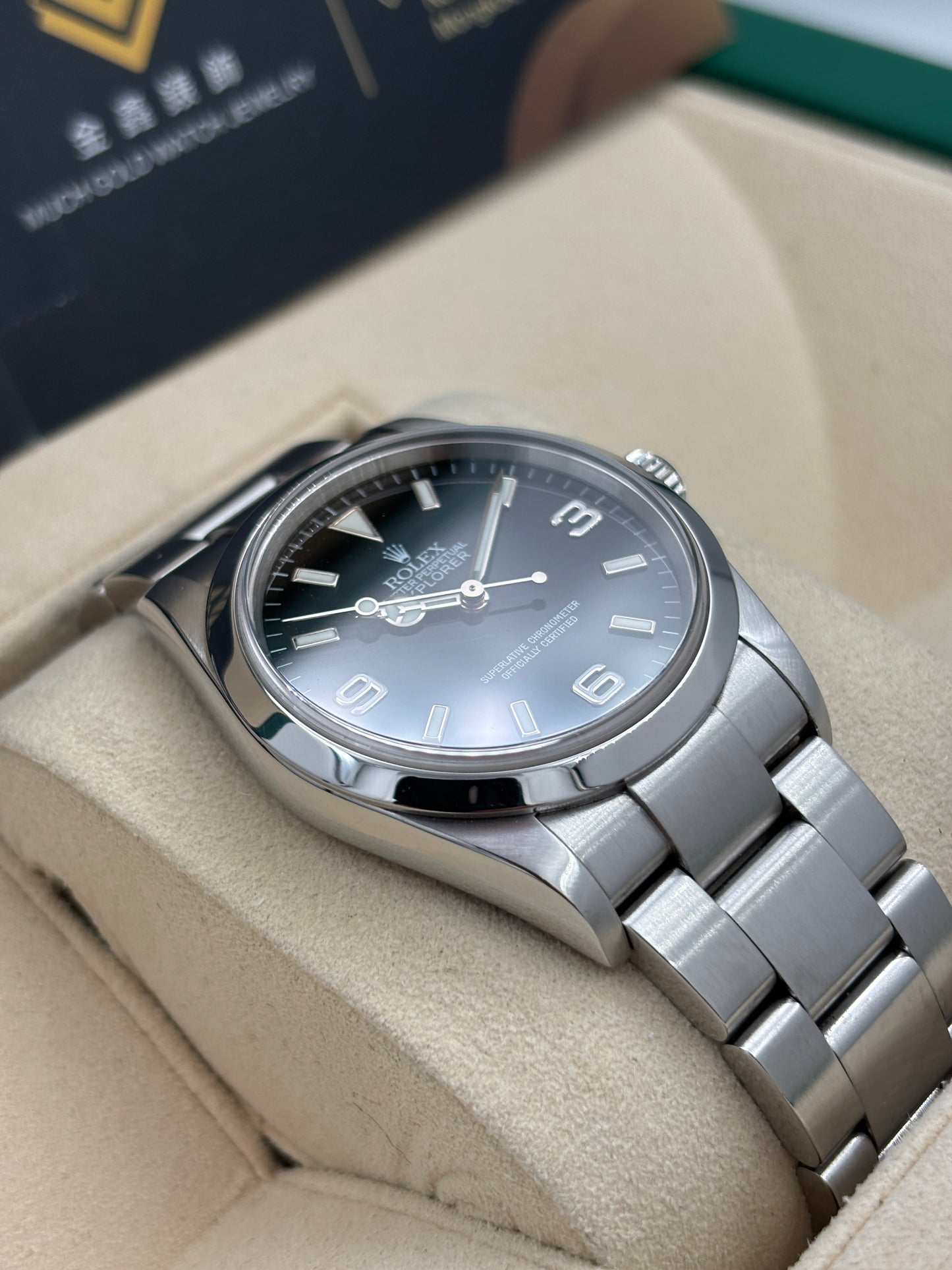 [SOLD OUT]二手 USED  ROLEX 勞力士 EXPLORER 114270 黑色 約2006年 淨錶 WATCH ONLY