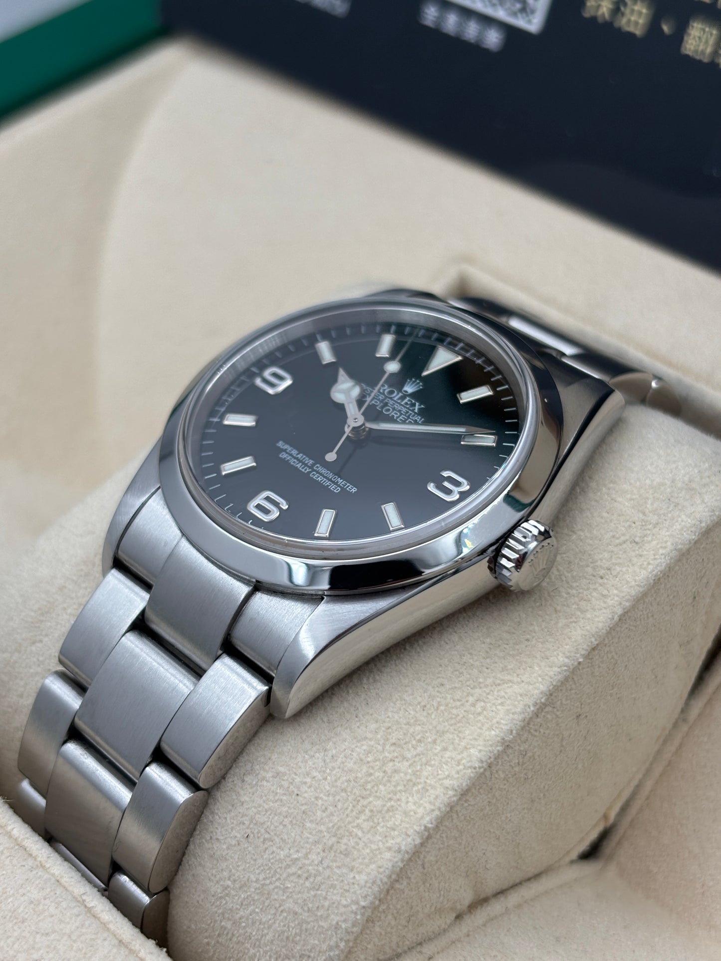 [SOLD OUT]二手 USED  ROLEX 勞力士 EXPLORER 114270 黑色 約2006年 淨錶 WATCH ONLY
