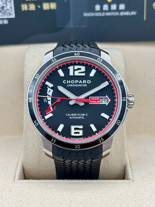 [SOLD OUT]二手 USED  CHOPARD 蕭邦 MILLE MIGLIA GTS POWER CONTROL 168566 黑色 約2020 盒 說明書