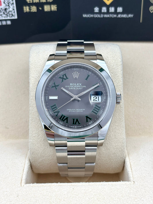 [SOLD OUT]二手 USED  ROLEX 勞力士 DATEJUST 126300 溫布頓面 2019年6月 全套 FULL SET