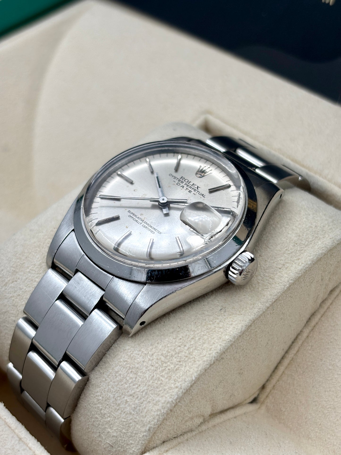 [SOLD OUT]二手 USED  ROLEX 勞力士 OYSTER PERPETUAL DATE 1500 銀色 約1979年 淨錶 WATCH ONLY