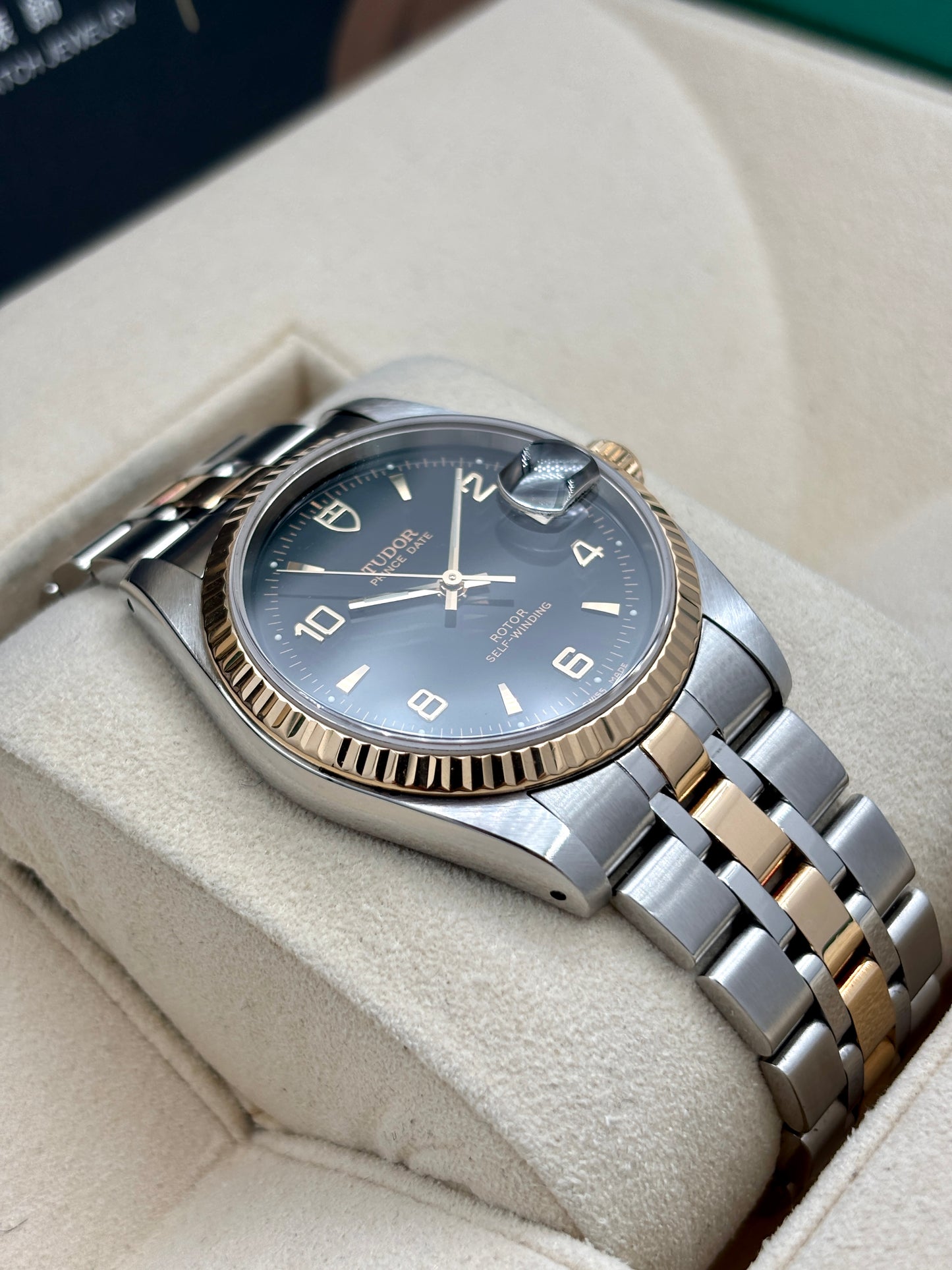 二手 USED  TUDOR 帝舵 PRINCE DATE 74033 2010年6月 黑色 全套 FULL SET AD單