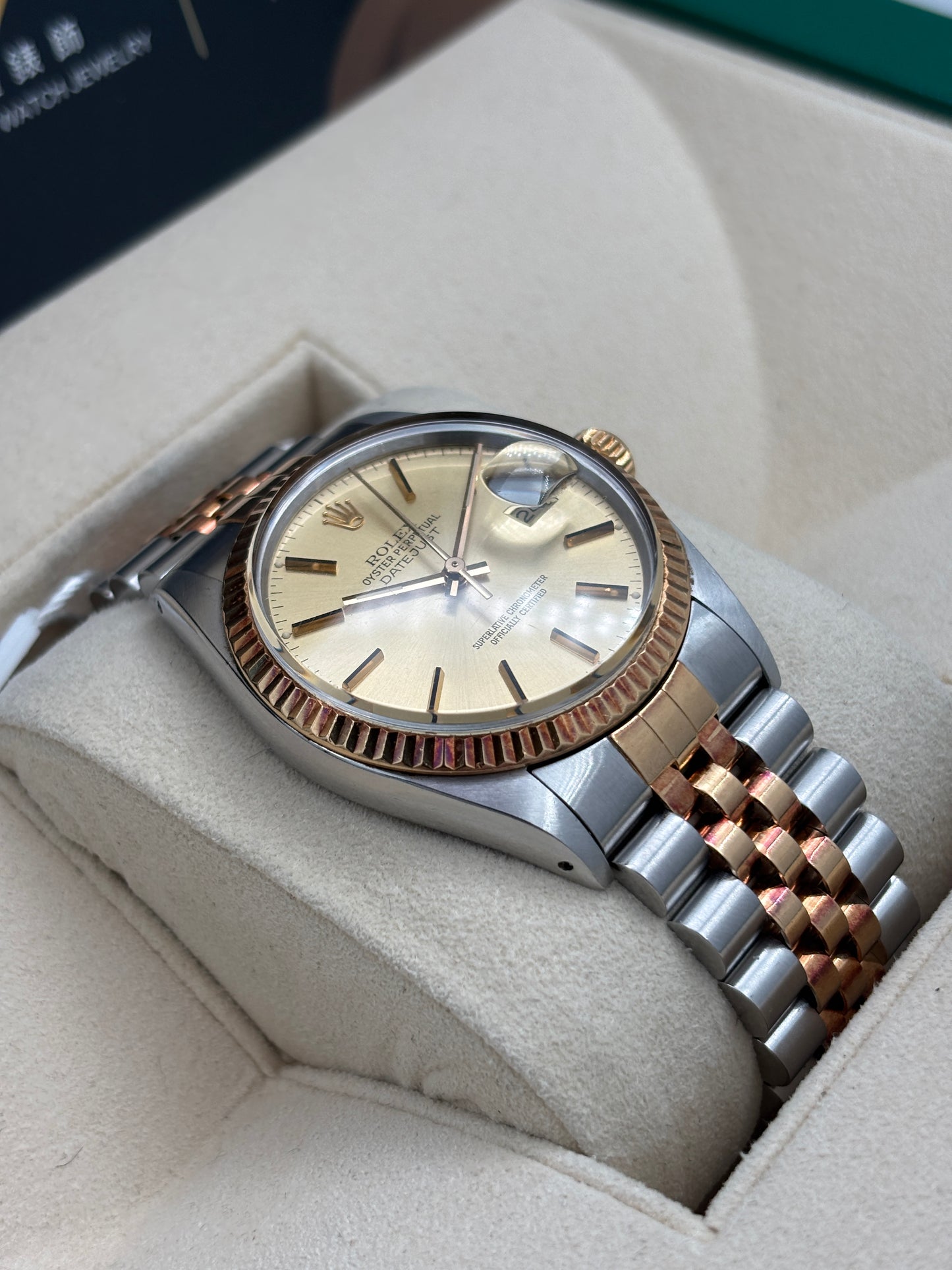 二手 USED  ROLEX 勞力士 DATEJUST 16013 金色 約1987 直帶 淨錶 WATCH ONLY