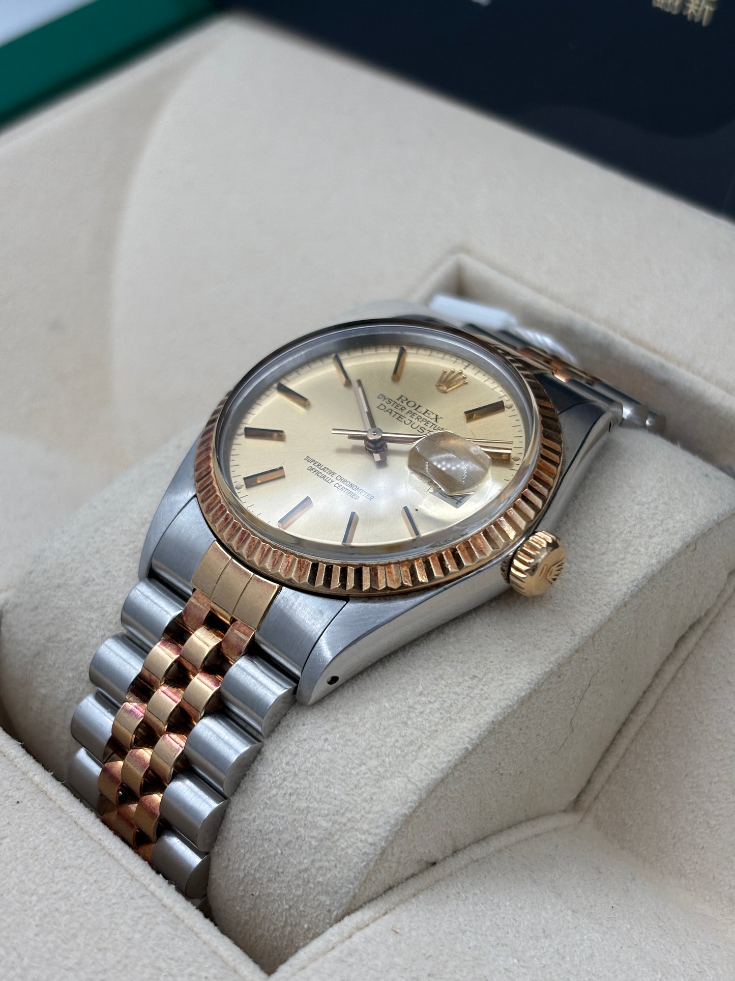 二手 USED  ROLEX 勞力士 DATEJUST 16013 金色 約1987 直帶 淨錶 WATCH ONLY
