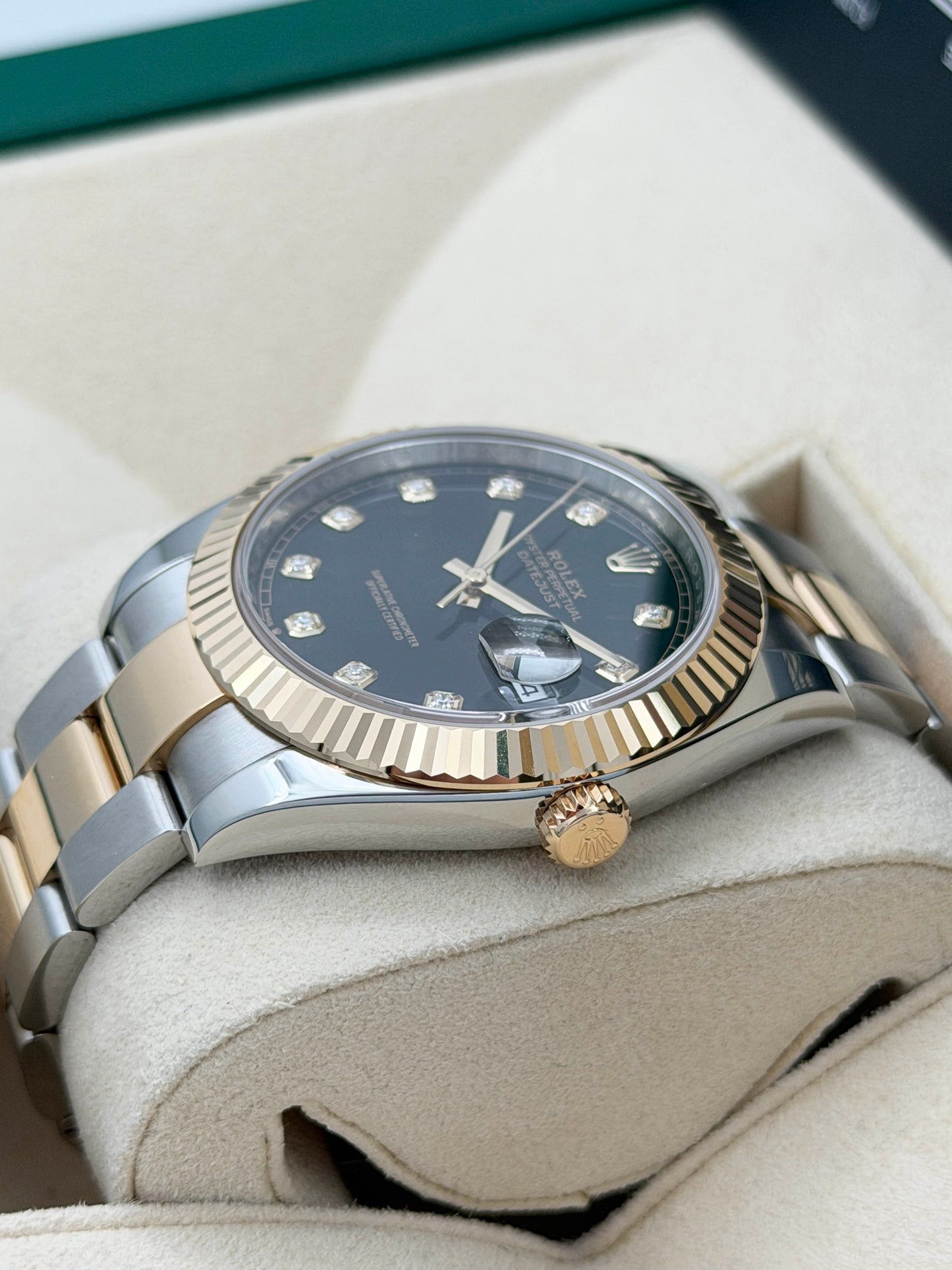 ROLEX 勞力士 DATEJUST 126333 2021年 黑色鑽石字