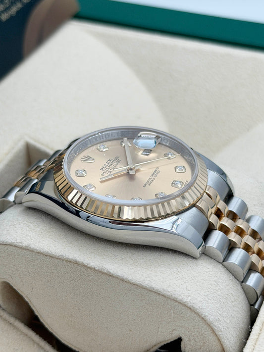 ROLEX 勞力士 DATEJUST 116233 2015年 金色鑽石字