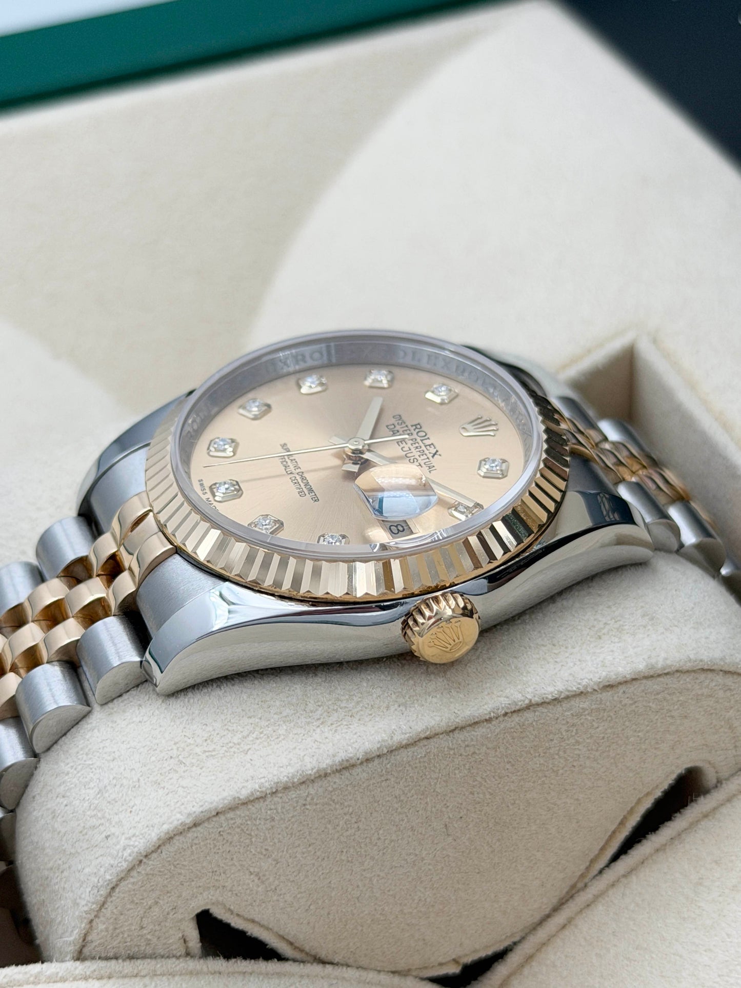 ROLEX 勞力士 DATEJUST 116233 2015年 金色鑽石字