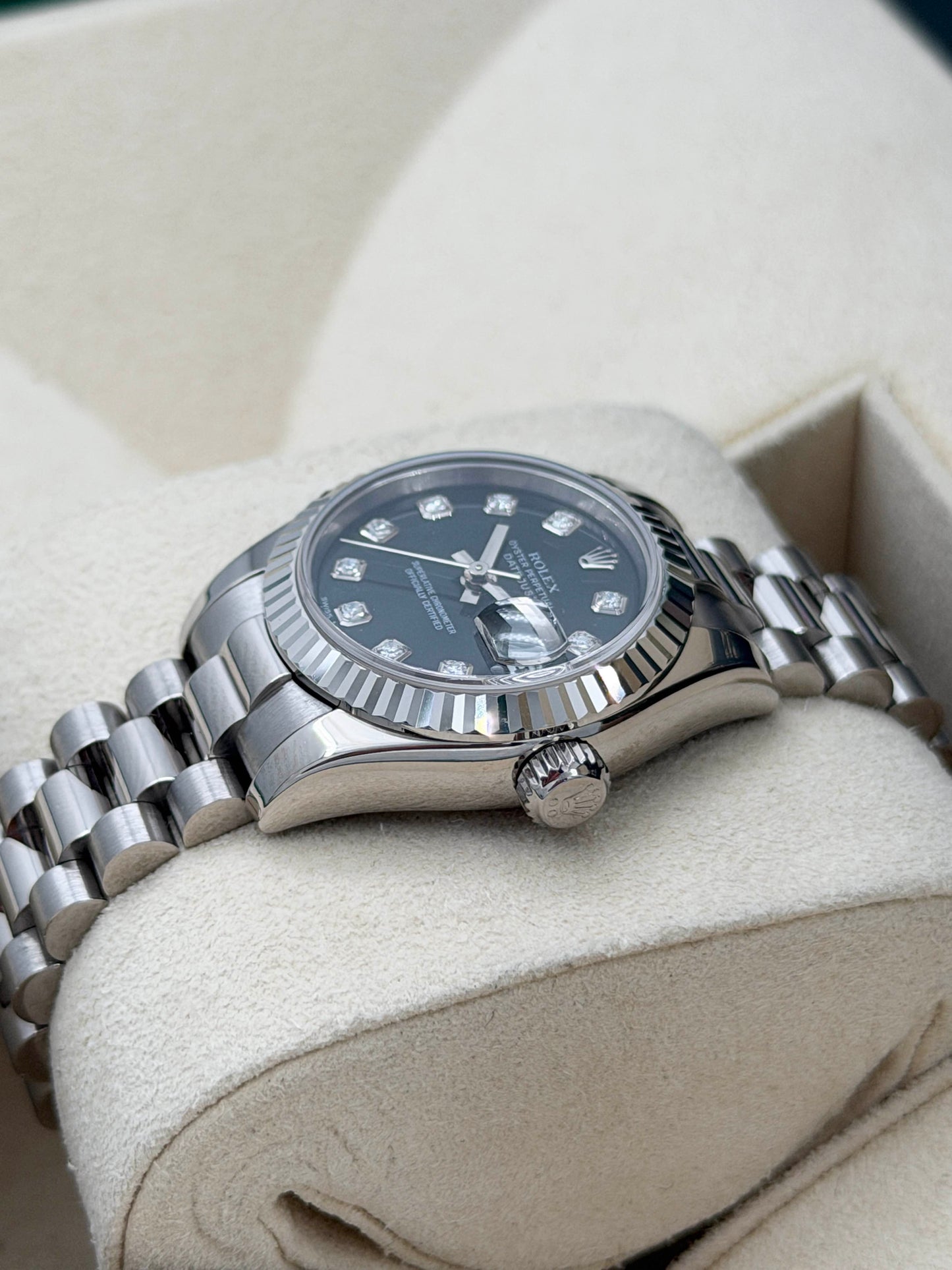 ROLEX 勞力士 DATEJUST 179179 2006年 黑色鑽石字