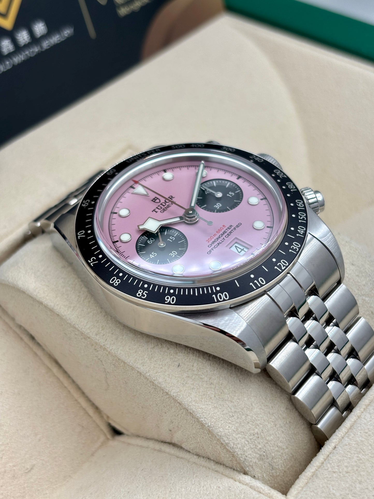 [SOLD OUT]全新 NEW  TUDOR 帝舵 BLACK BAY CHRONOGRAPH 79360N 粉紅色 2026年5月 全套 FULL SET