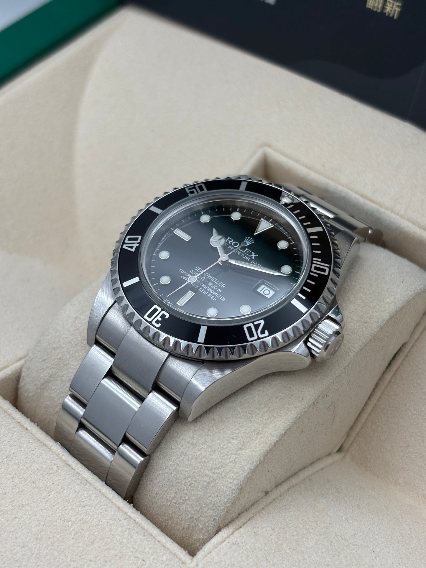 二手 USED  ROLEX 勞力士 SEA-DWELLER 16600 黑色 2006年7月 齊格 全套 FULL SET
