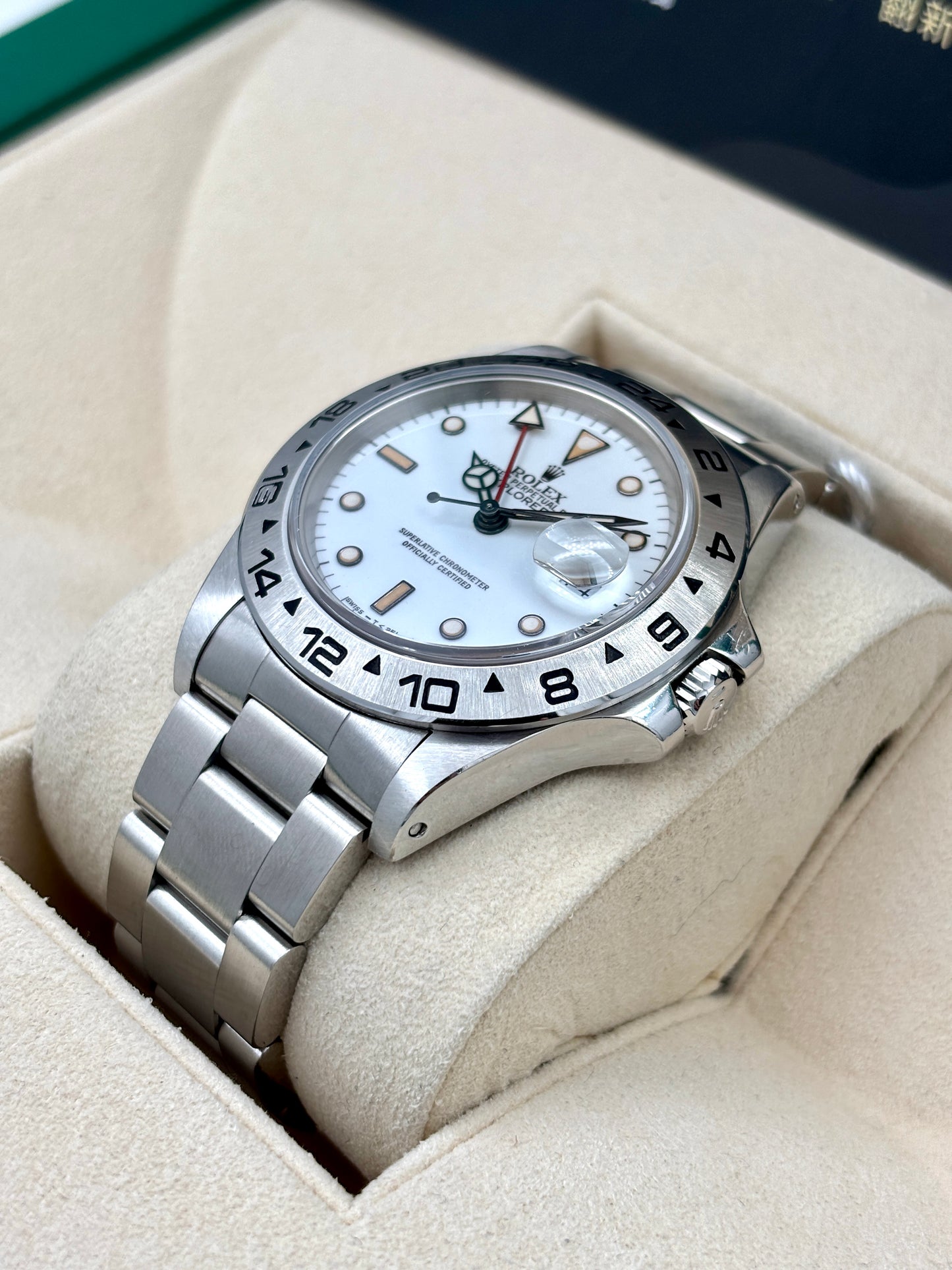 二手 USED  ROLEX 勞力士EXPLORER II 16550 白色 約1987年 淨錶 WATCH ONLY