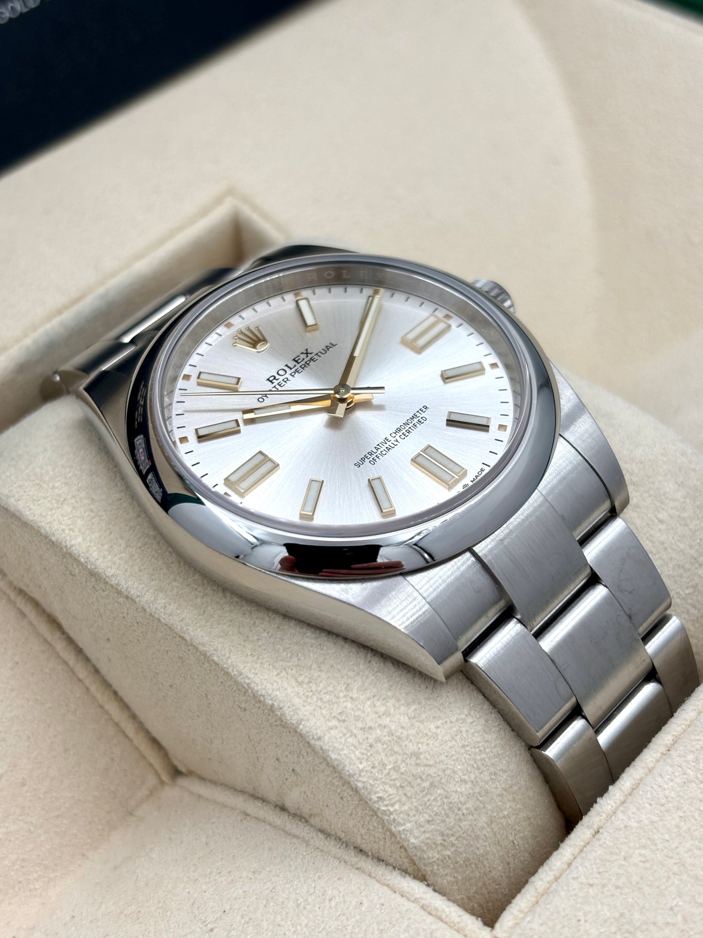 [SOLD OUT]二手 USED ROLEX 勞力士 OYSTER PERPETUAL 124300 銀色 2023年11月 全套 FULL SET