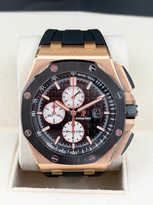 AUDEMARS PIGUET 愛彼錶 ROYAL OAK OFFSHORE CHRONOGRAPH 26401RO.OO.A002CA.01 18K玫瑰金