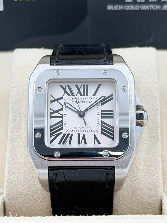 CARTIER 卡地亞 SANTOS 100 W20106X8 33MM 2012年
