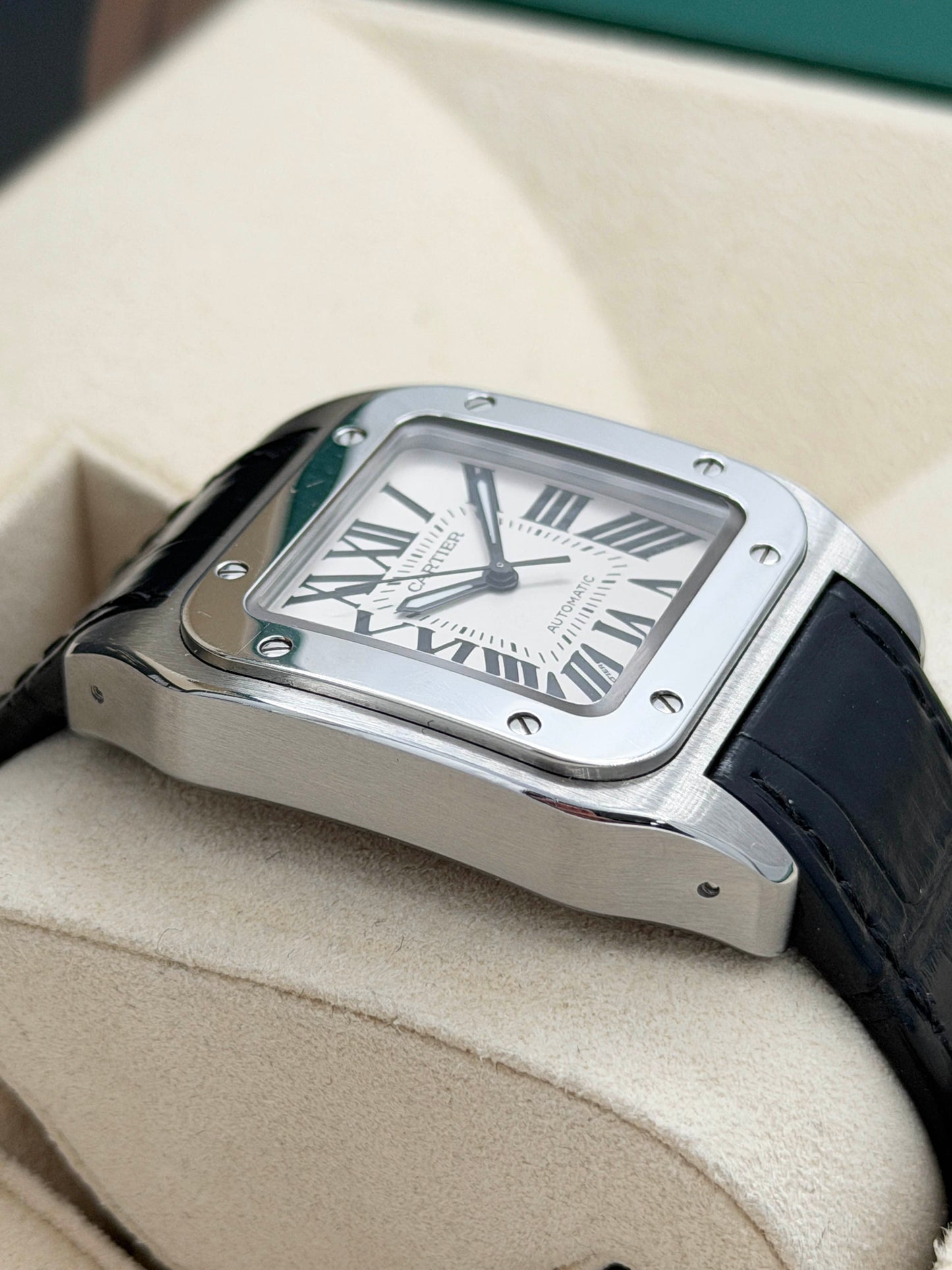 CARTIER 卡地亞 SANTOS 100 W20106X8 33MM 2012年