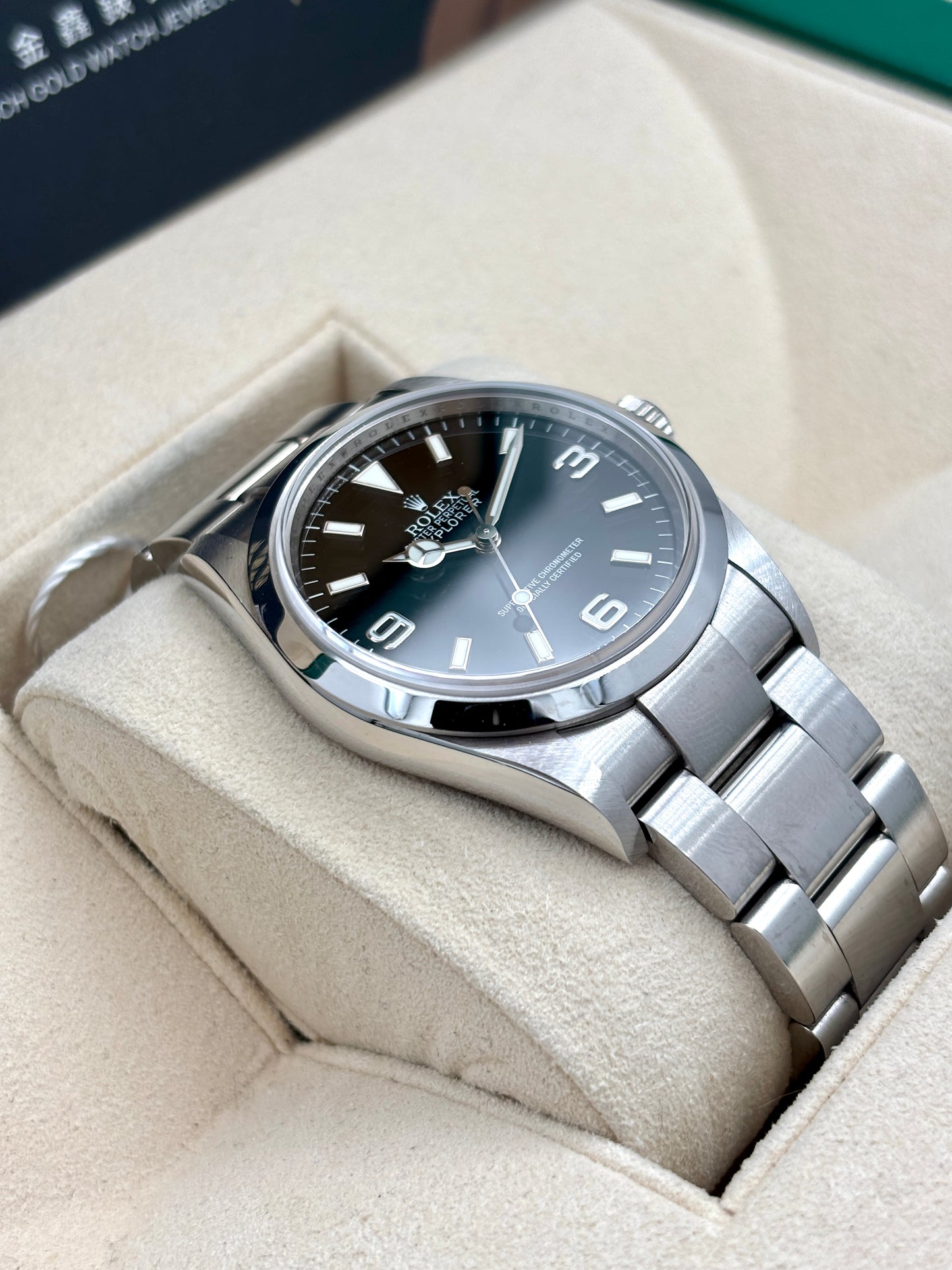 [SOLD OUT]二手 USED  ROLEX 勞力士 EXPLORER 114270 黑色 2012年7月 未打磨 99.9%新 全套 FULL SET