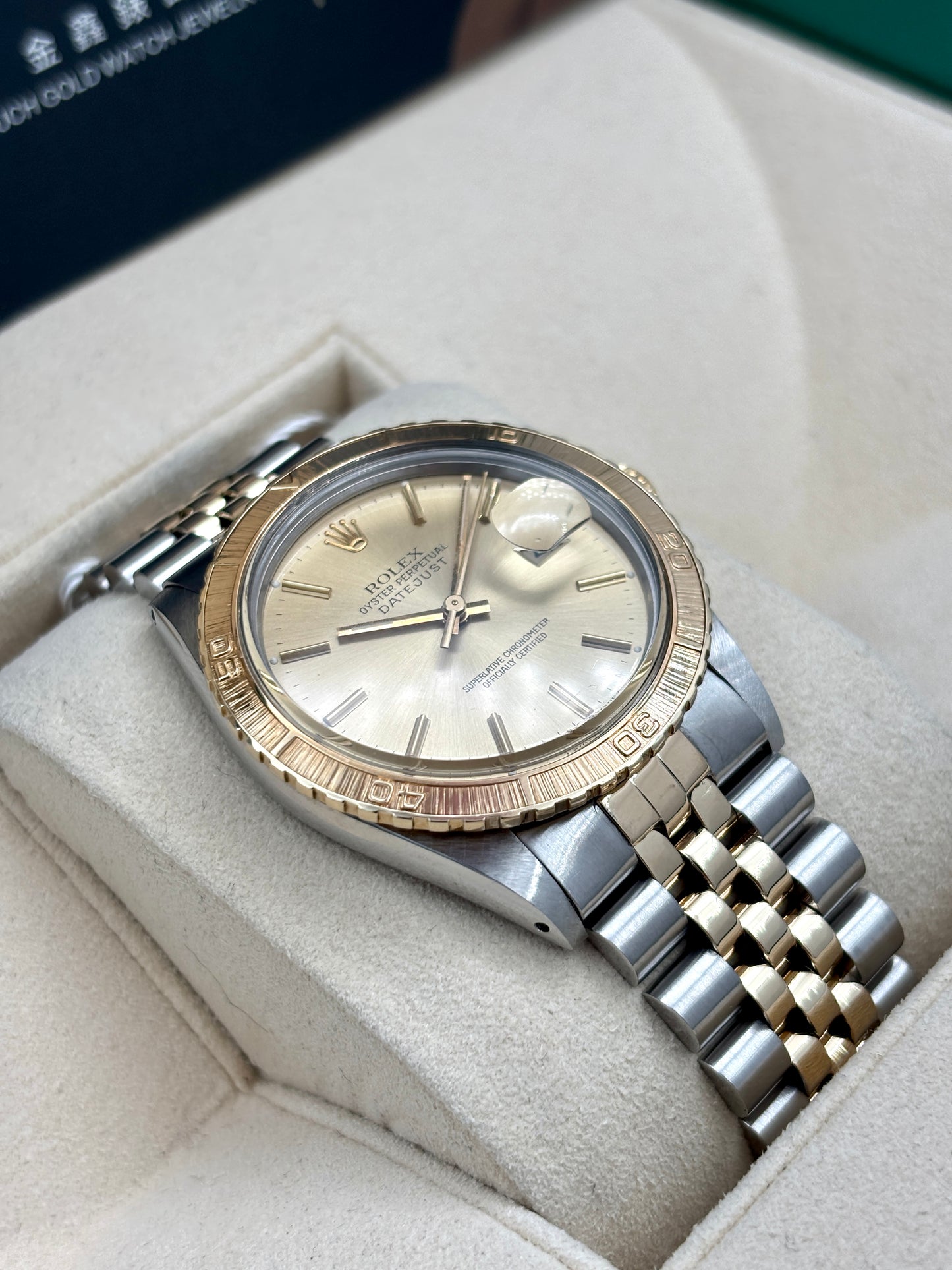 [SOLD OUT]二手 USED  ROLEX 勞力士 DATEJUST TURN-O-GRAPH 16253 金色 淨錶 WATCH ONLY