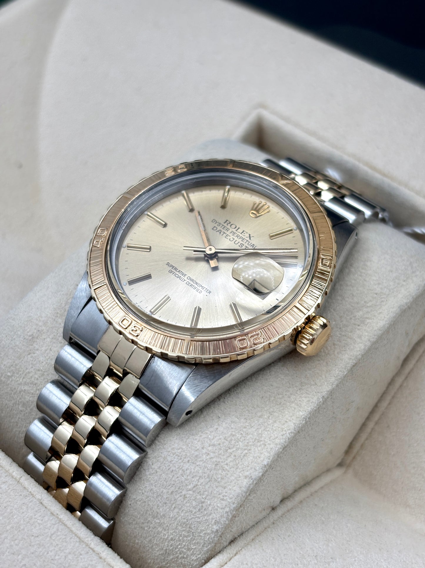 [SOLD OUT]二手 USED  ROLEX 勞力士 DATEJUST TURN-O-GRAPH 16253 金色 淨錶 WATCH ONLY