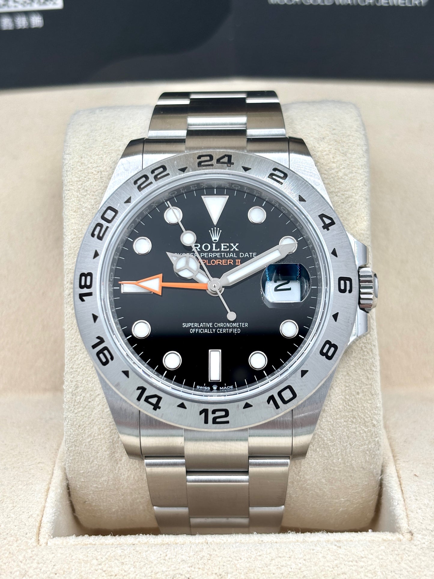 [SOLD OUT]二手 USED  ROLEX 勞力士 EXPLORER II 226570 黑色 2025年9月 未打磨 全套 FULL SET