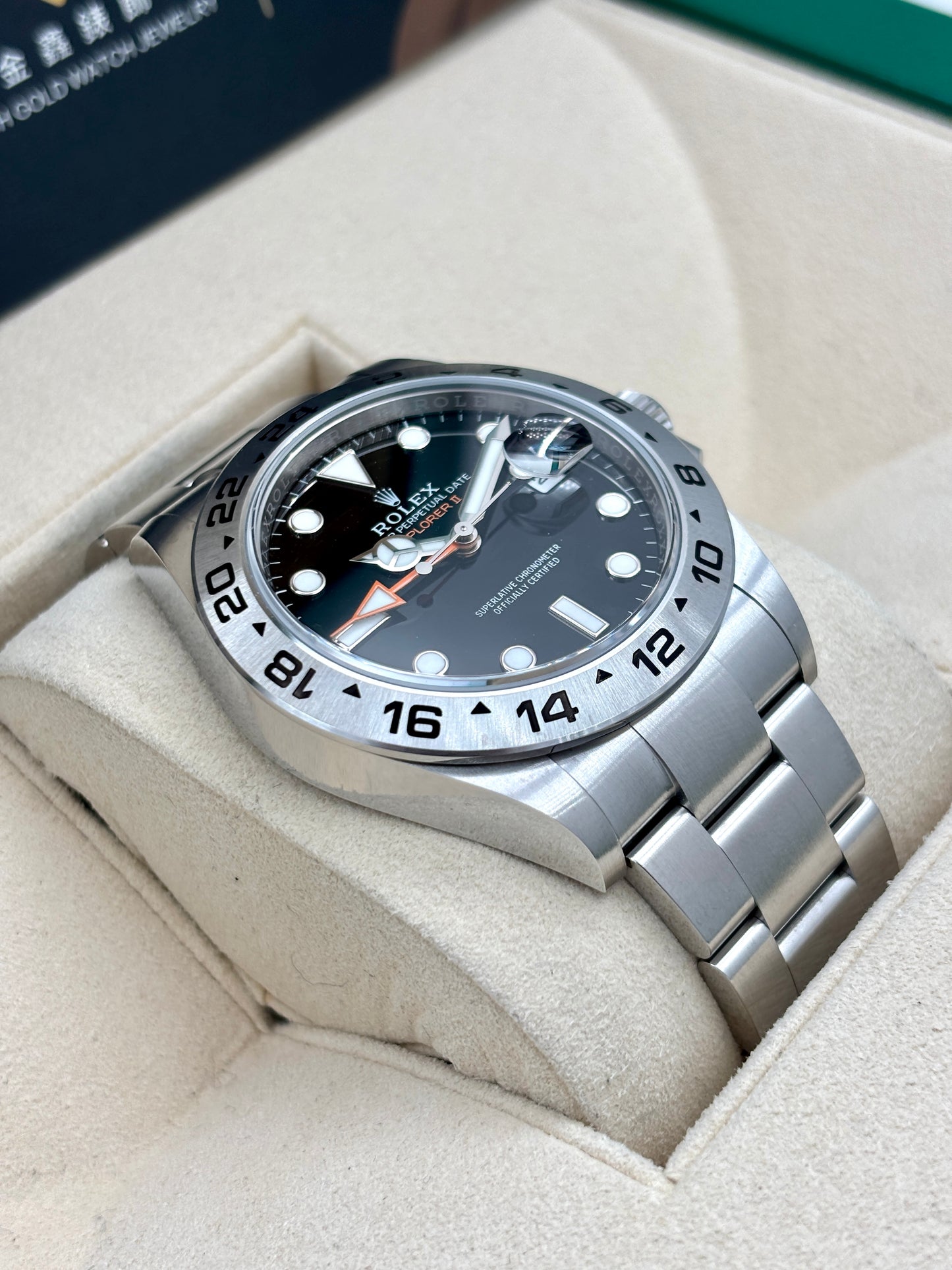 [SOLD OUT]二手 USED  ROLEX 勞力士 EXPLORER II 226570 黑色 2025年9月 未打磨 全套 FULL SET