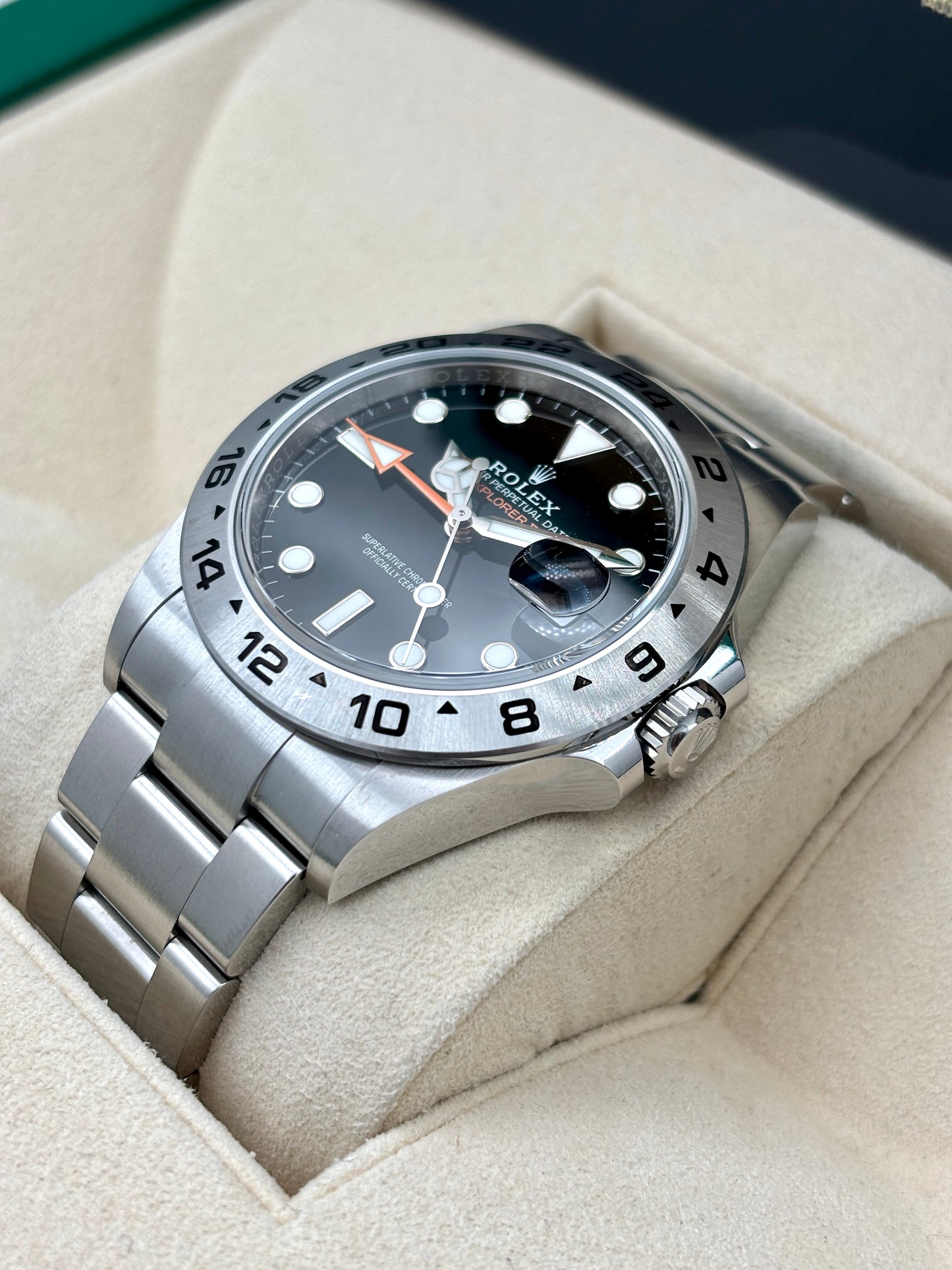 [SOLD OUT]二手 USED  ROLEX 勞力士 EXPLORER II 226570 黑色 2025年9月 未打磨 全套 FULL SET