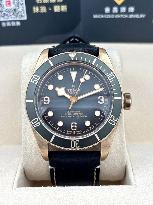 [SOLD OUT]二手 USED  TUDOR 帝舵 BLACK BAY BRONZE 79250BA 黑色 2021年6月 銅錶 全套 FULL SET AD 單