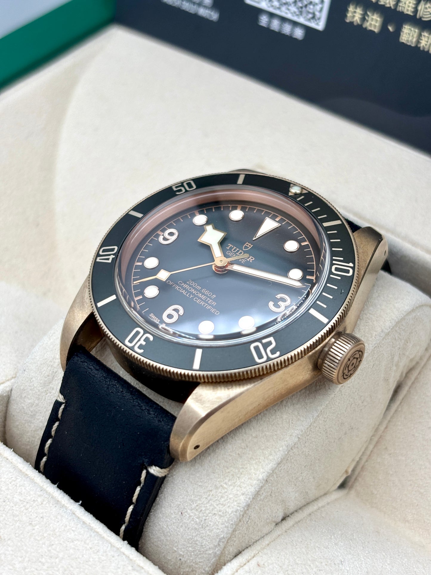 二手 USED  TUDOR 帝舵 BLACK BAY BRONZE 79250BA 黑色 2021年6月 銅錶 全套 FULL SET AD 單