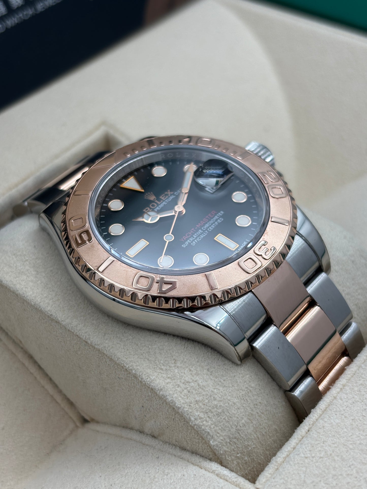 二手 USED  ROEX 勞力士 YACHT-MASTER 116621 黑色 2019年4月 全套 FULL SET