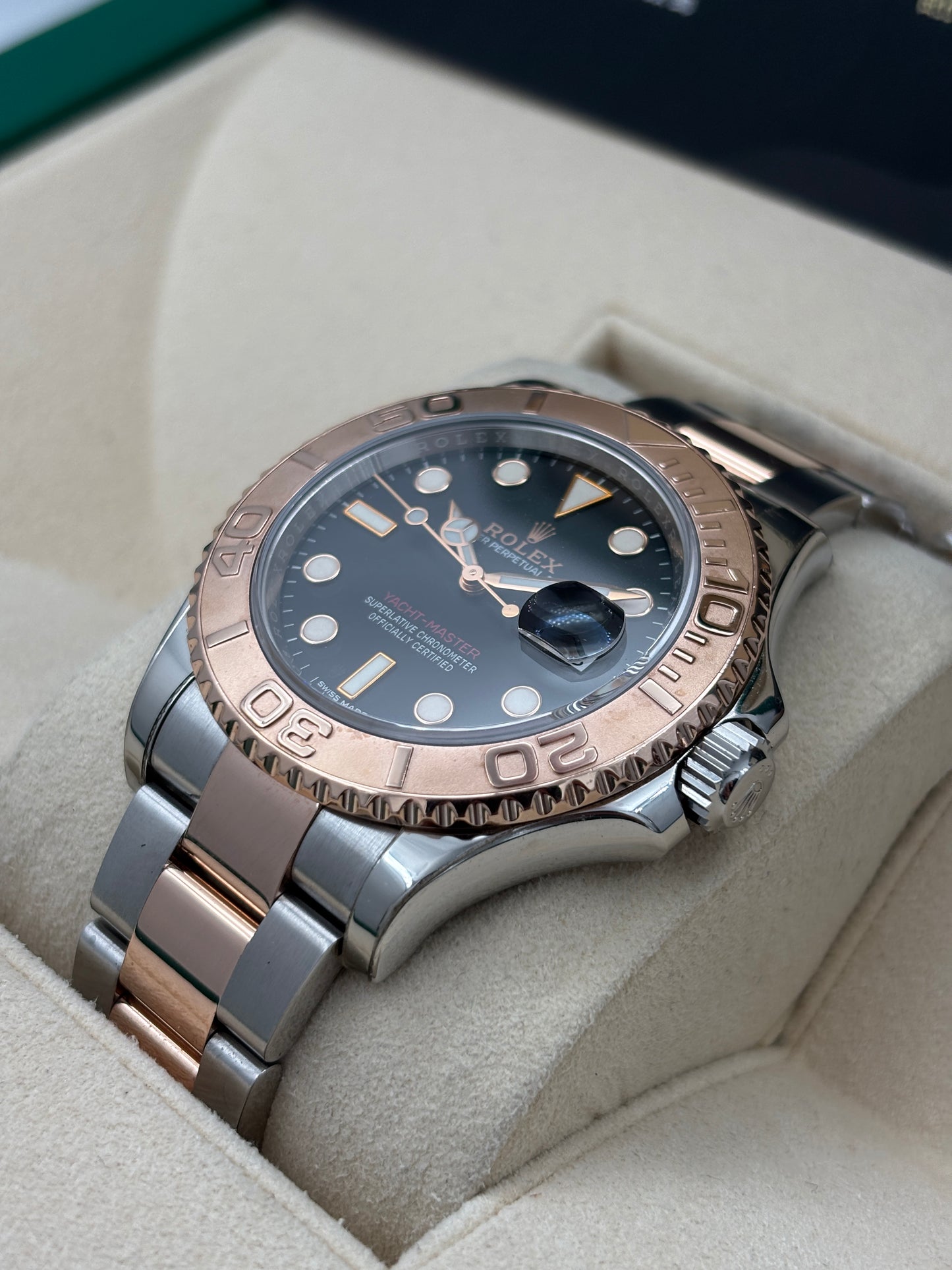 二手 USED  ROEX 勞力士 YACHT-MASTER 116621 黑色 2019年4月 全套 FULL SET