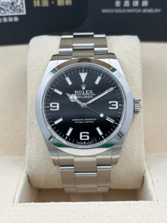 [SOLD OUT]二手 USED  ROEX 勞力士 EXPLORER 224270 黑色 2025年2月 全套 FULL SET