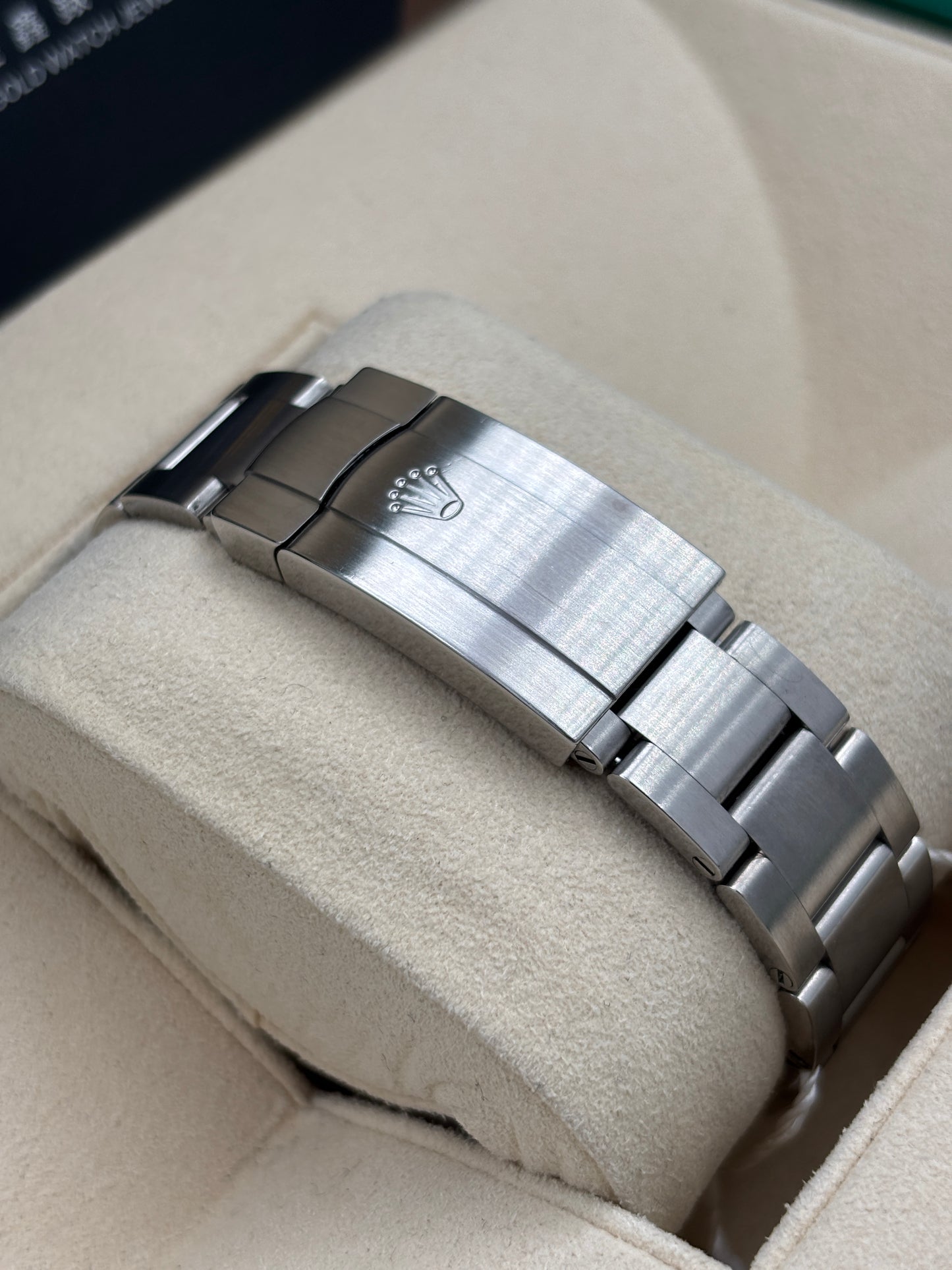 二手 USED  ROEX 勞力士 OYSTER PERPETUAL 116000 黑色粉紅字 亂碼 淨錶 WATCH ONLY