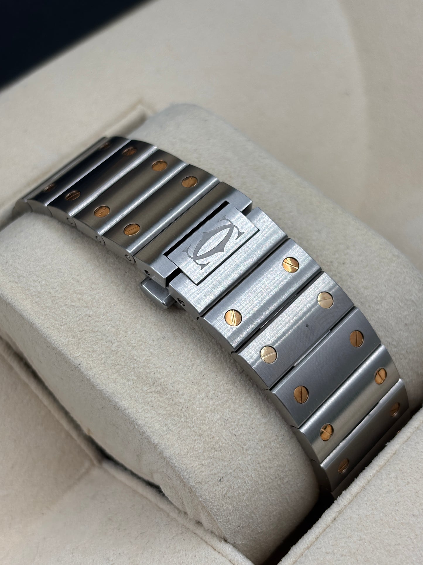 二手 USED  CARTIER 卡地亞 SANTOS W2SA0006 白色羅馬數字 淨錶 WATCH ONLY