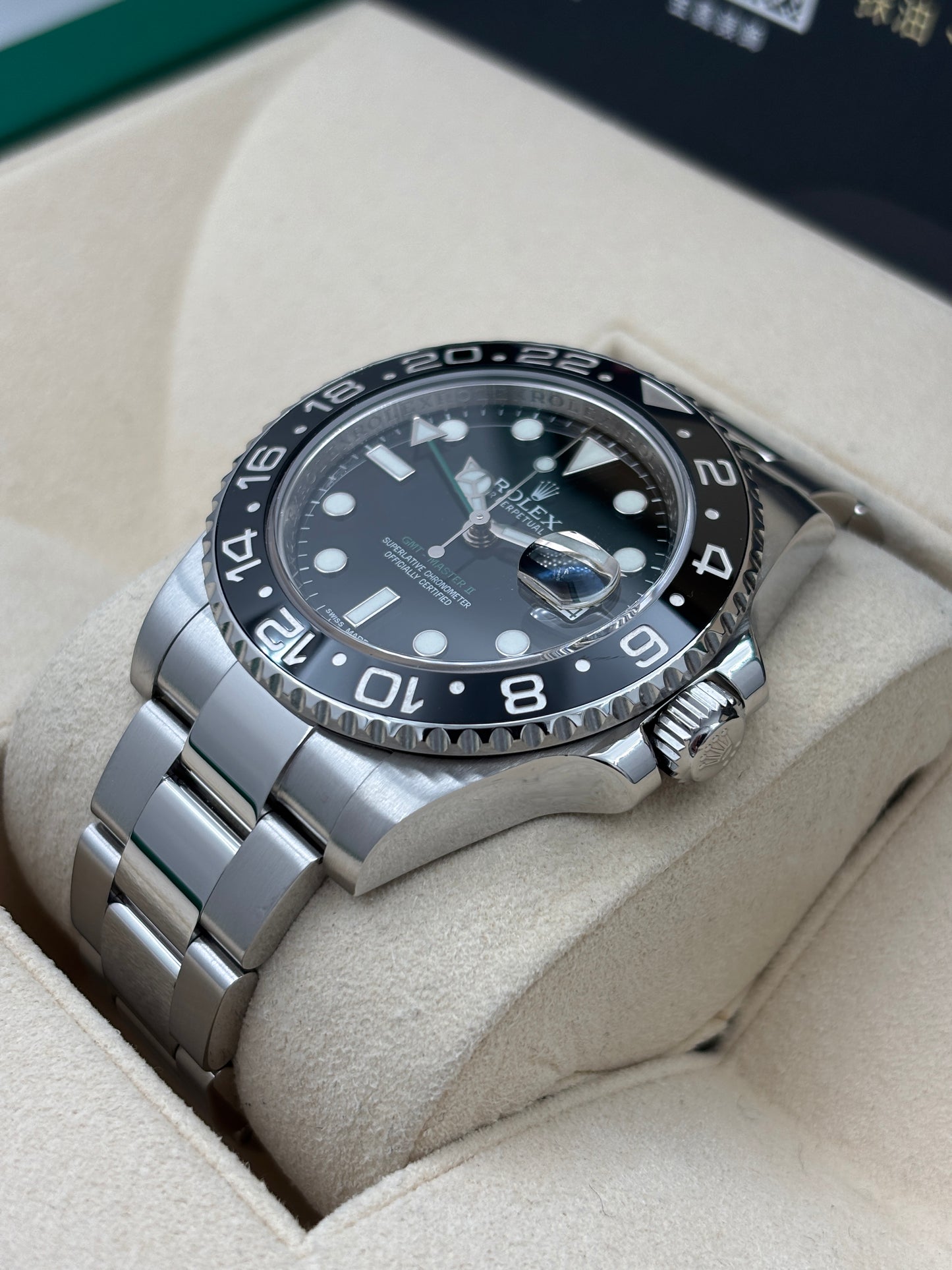 [SOLD OUT]二手 USED  ROLEX 勞力士 GMT-MASTER II 116710LN 黑色 2013年5月 全套 FULL SET