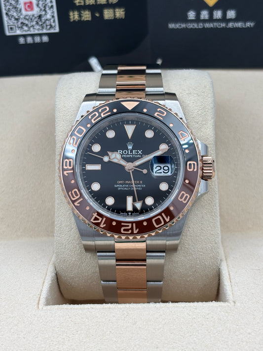 [SOLD OUT]二手 USED  ROLEX 勞力士 GMT-MASTER II 126711CHNR 黑色 2023年6月 全套 FULL SET