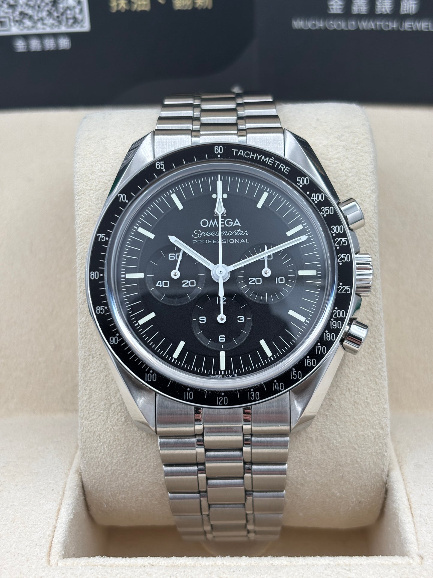 [SOLD OUT]二手 USED  OMEGA 歐米茄 SPEEDMASTER 310.30.42.50.01.002 黑色 2024年12月 手動上鏈 全套 FULL SET