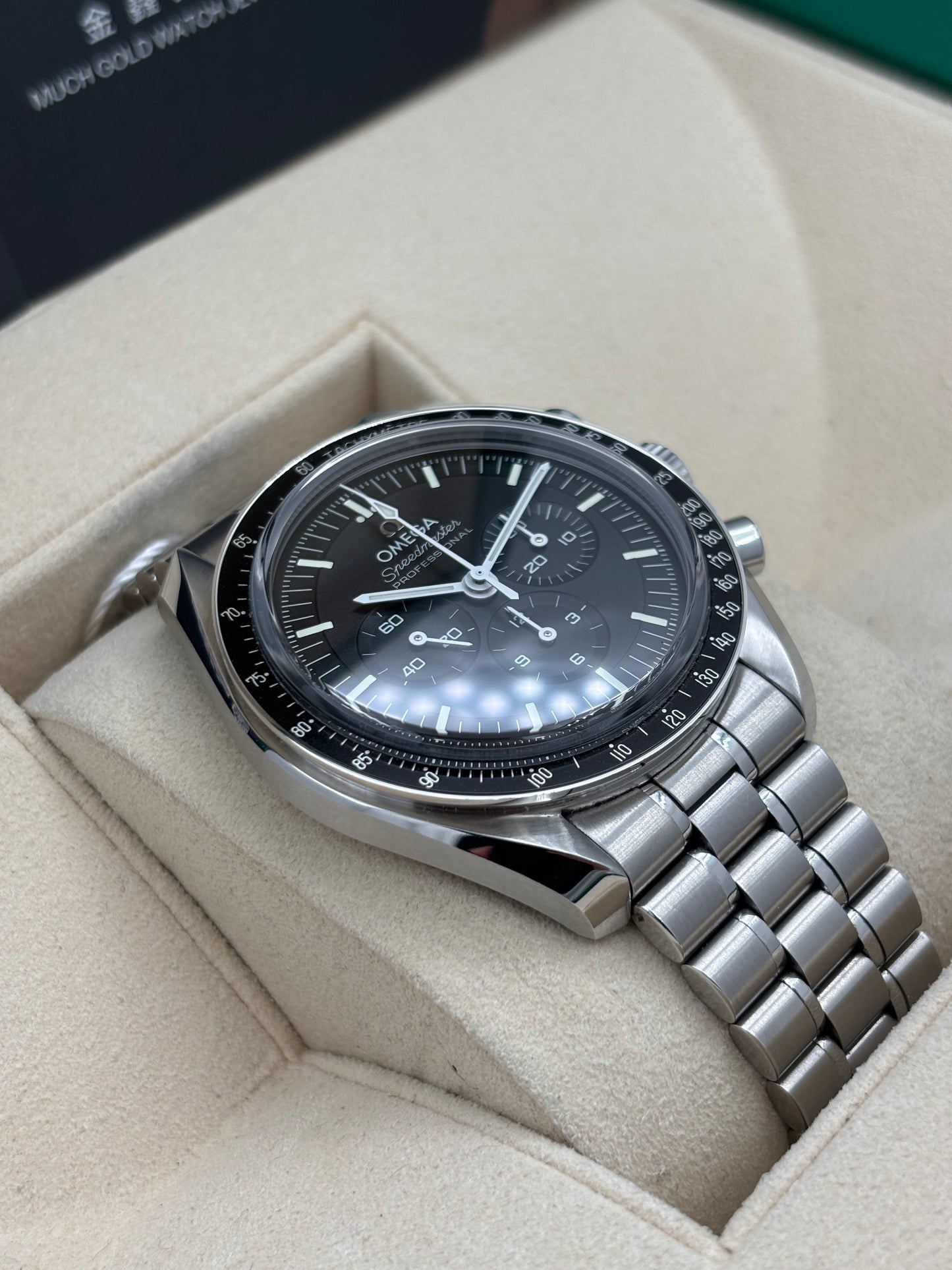 [SOLD OUT]二手 USED  OMEGA 歐米茄 SPEEDMASTER 310.30.42.50.01.002 黑色 2024年12月 手動上鏈 全套 FULL SET